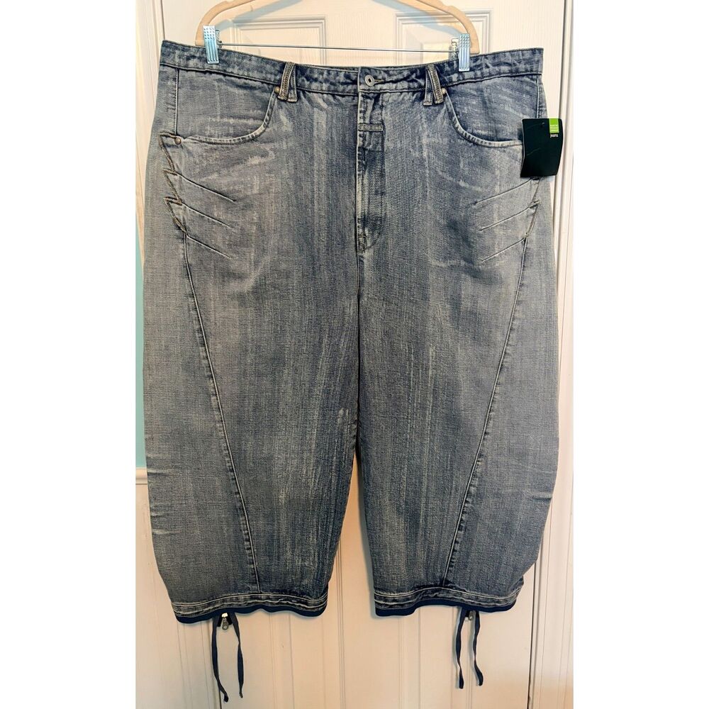Vintage Marithé + François Girbaud Baggy Jorts Rare Factory Tag Typo Error!